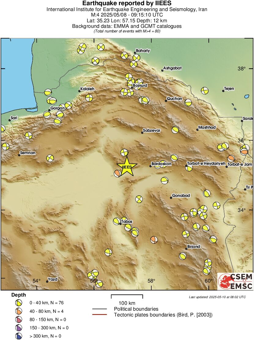 Regional moment Tensor