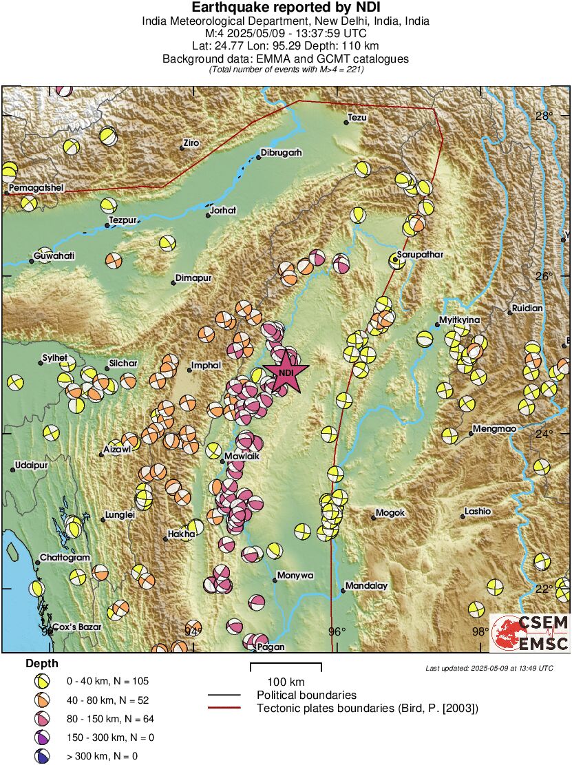 Regional moment Tensor