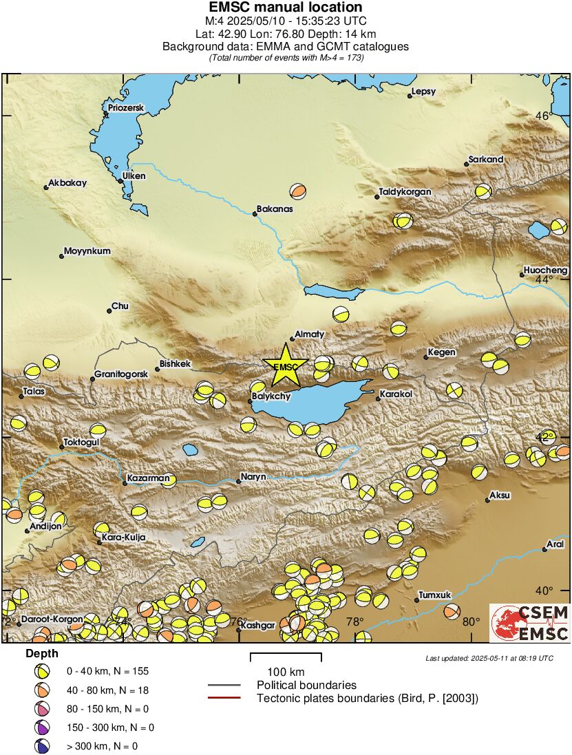 Regional moment Tensor