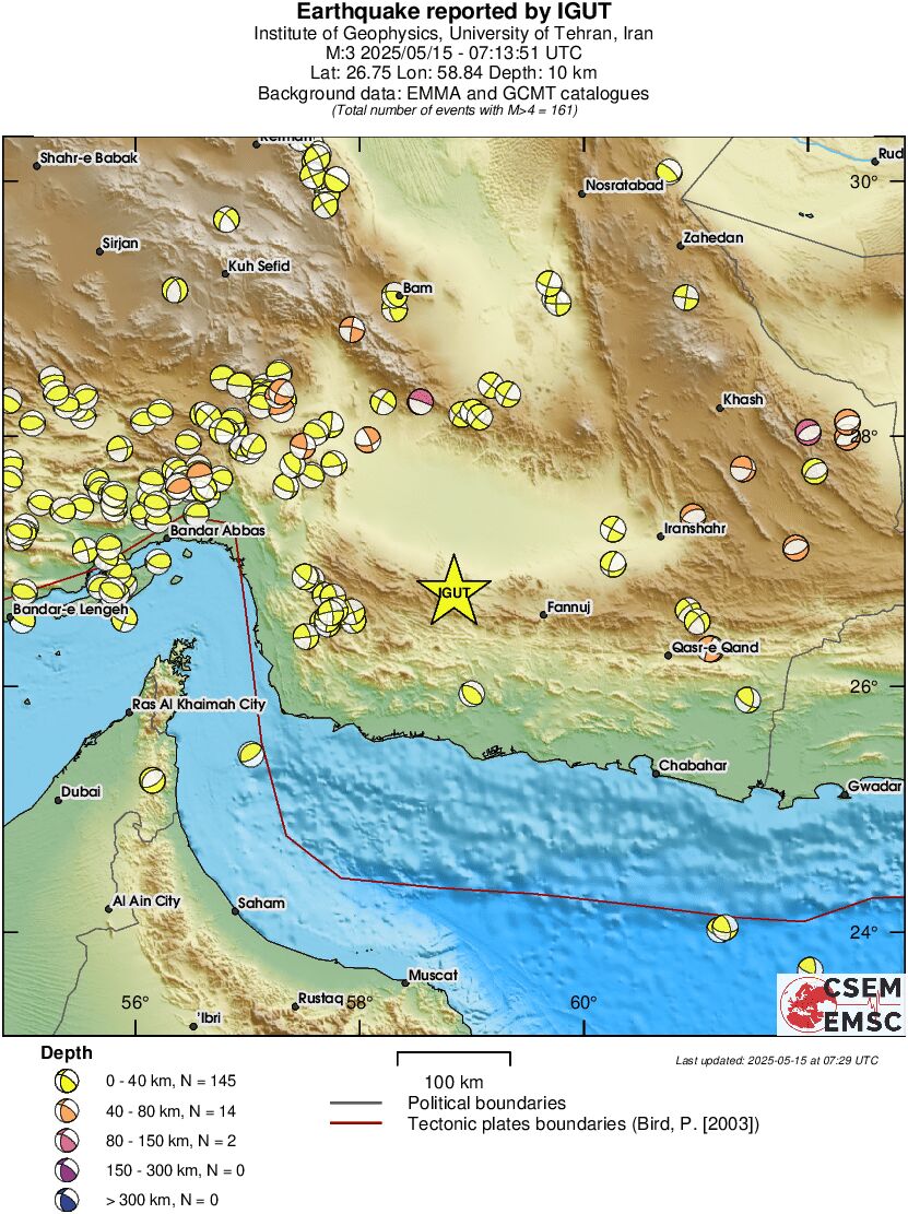 Regional moment Tensor