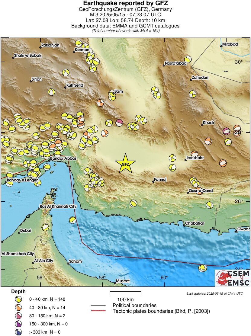 Regional moment Tensor
