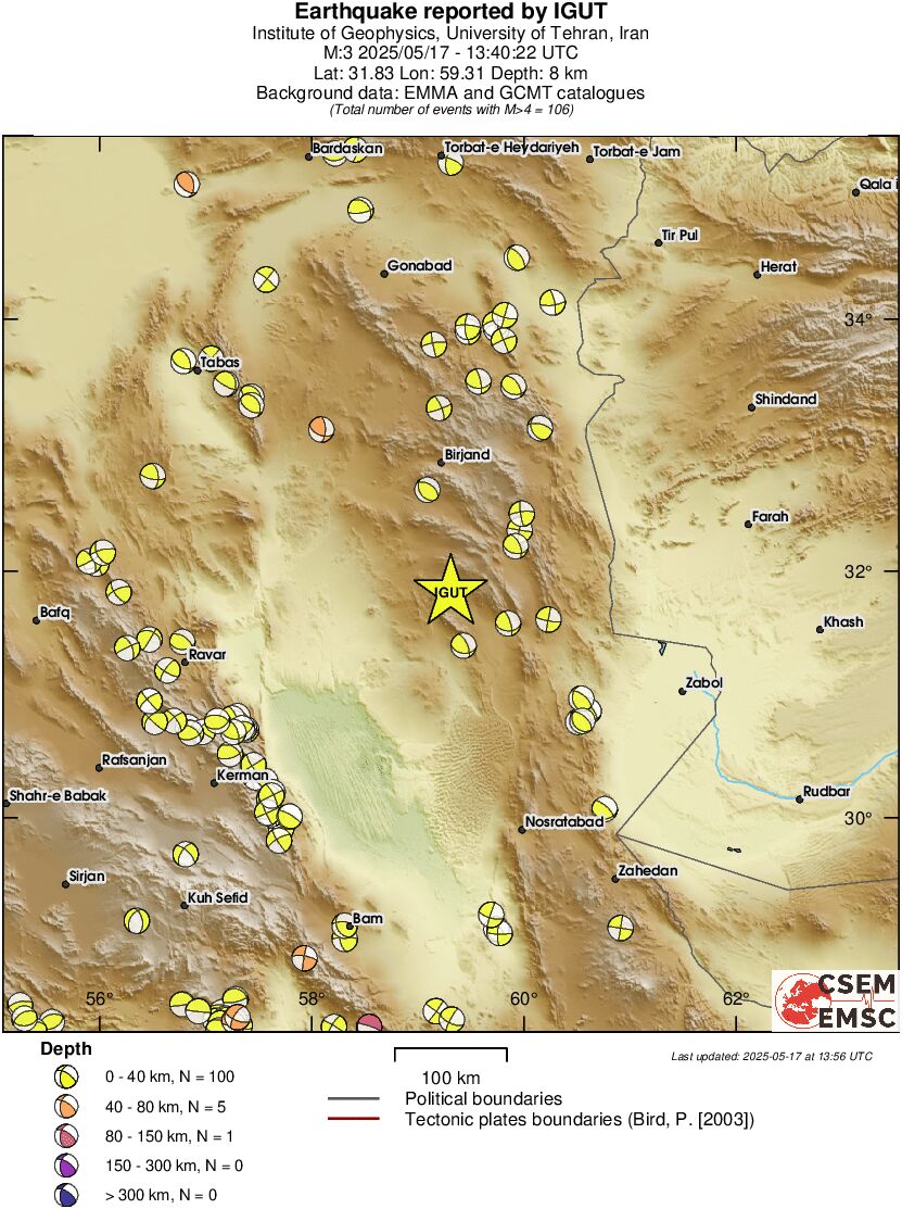 Regional moment Tensor