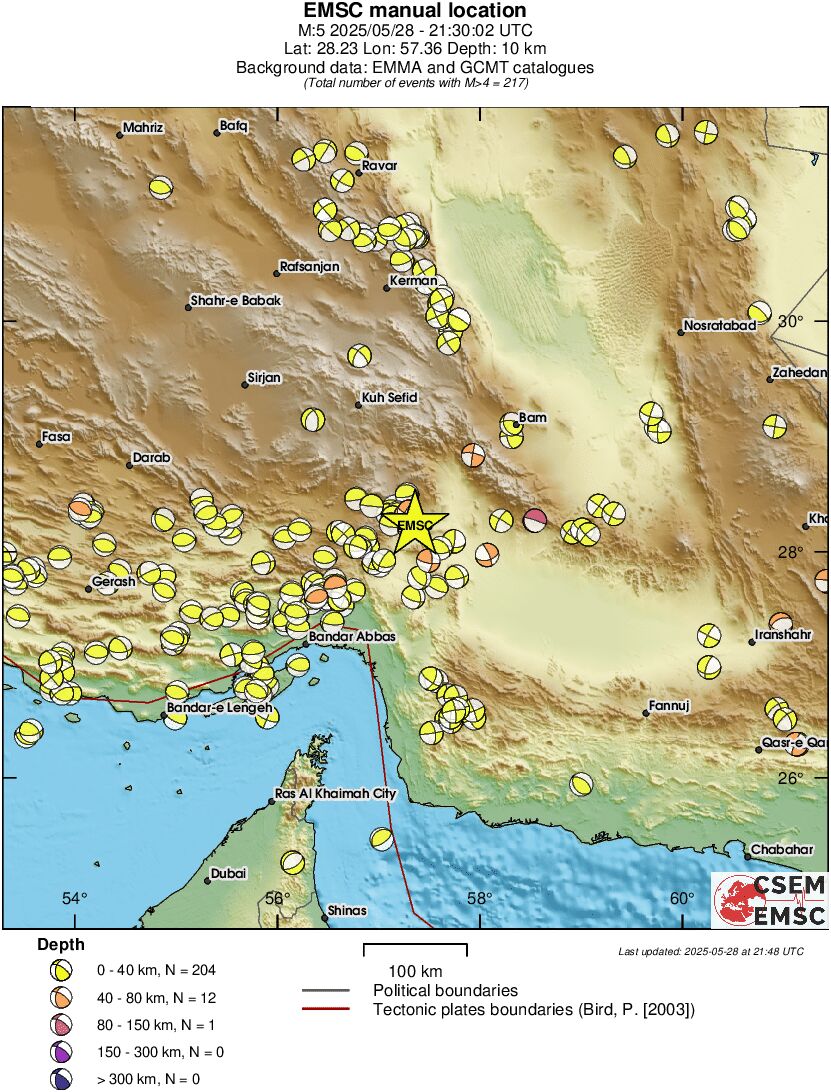 Regional moment Tensor