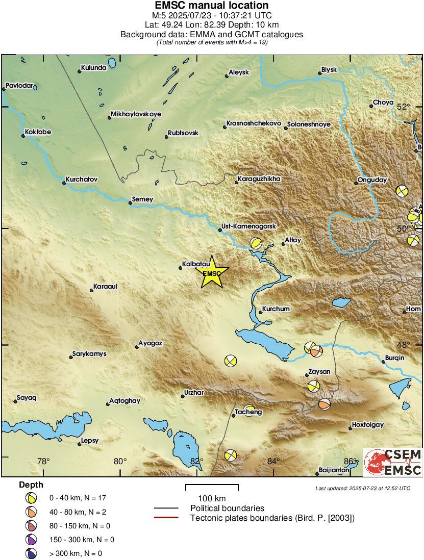Regional moment Tensor