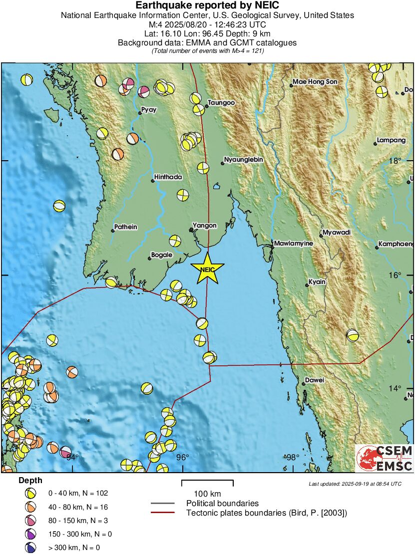 Regional moment Tensor