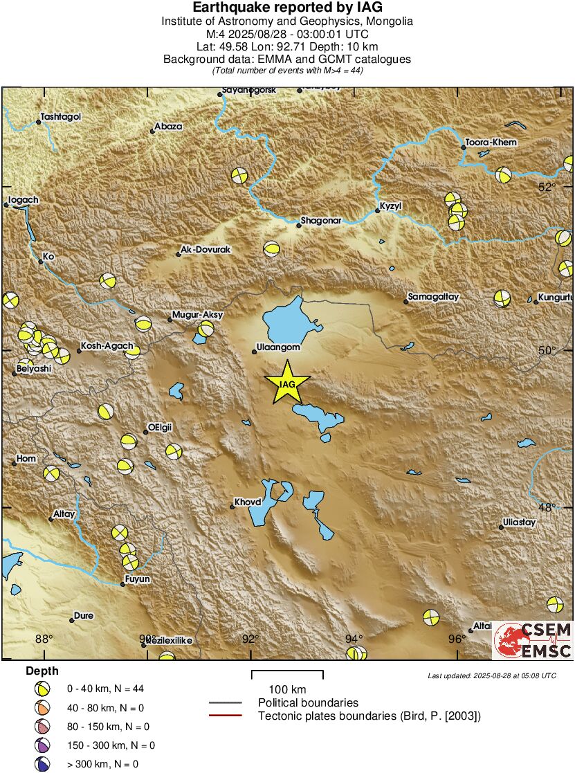 Regional moment Tensor