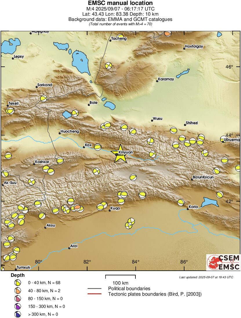 Regional moment Tensor