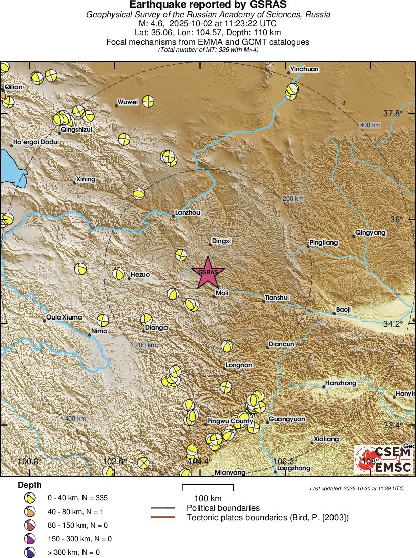 Regional moment Tensor