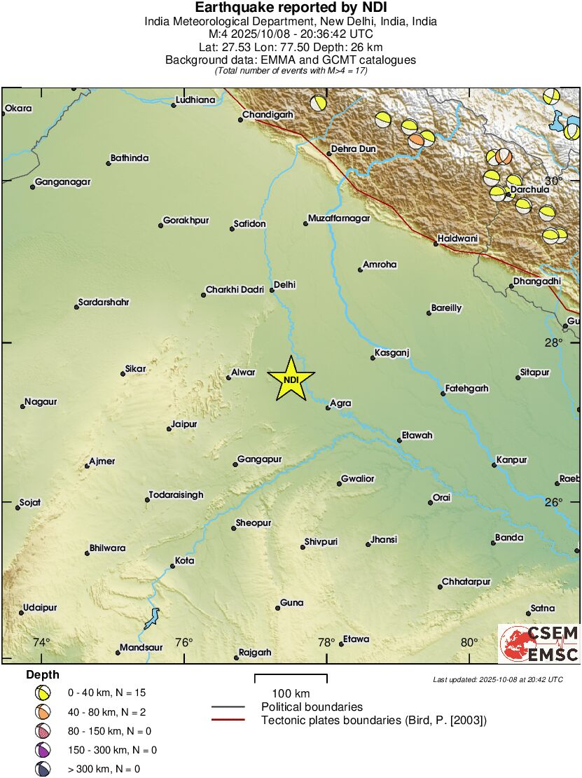 Regional moment Tensor