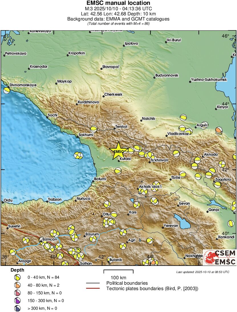 Regional moment Tensor
