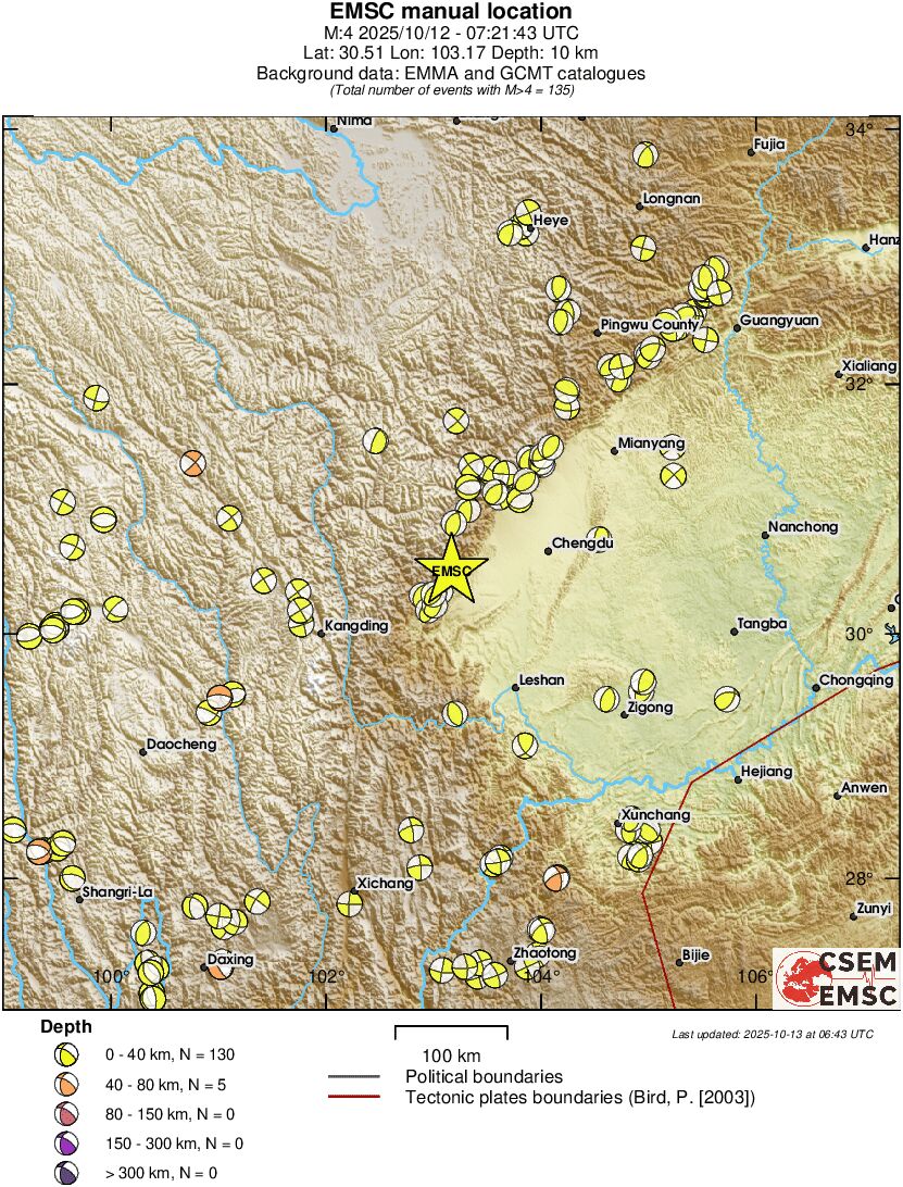 Regional moment Tensor