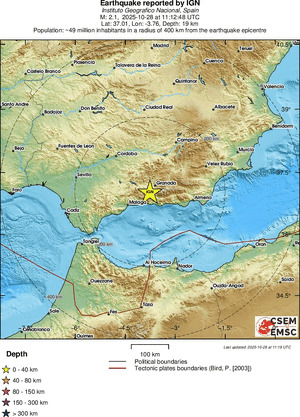 Earthquake maps