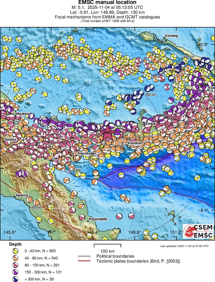 Regional moment Tensor