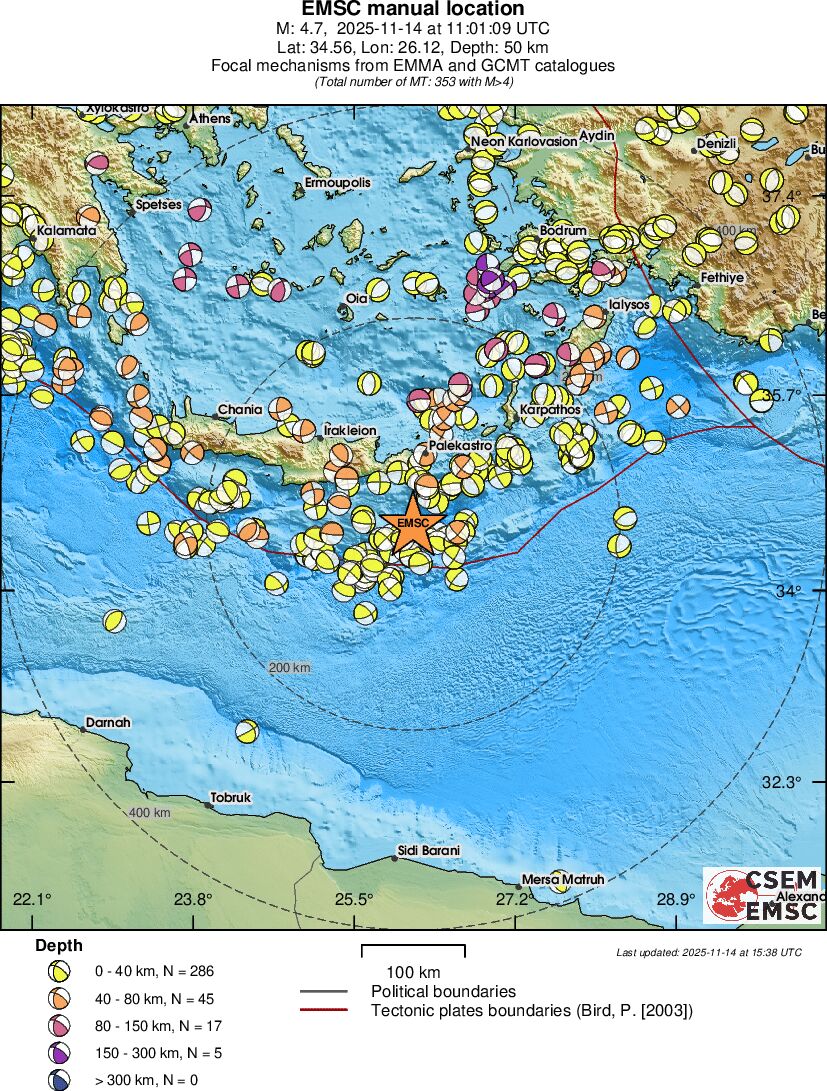 Regional moment Tensor