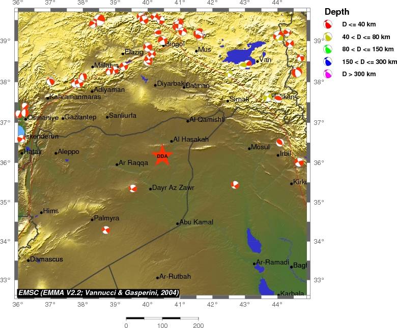 Regional moment Tensor