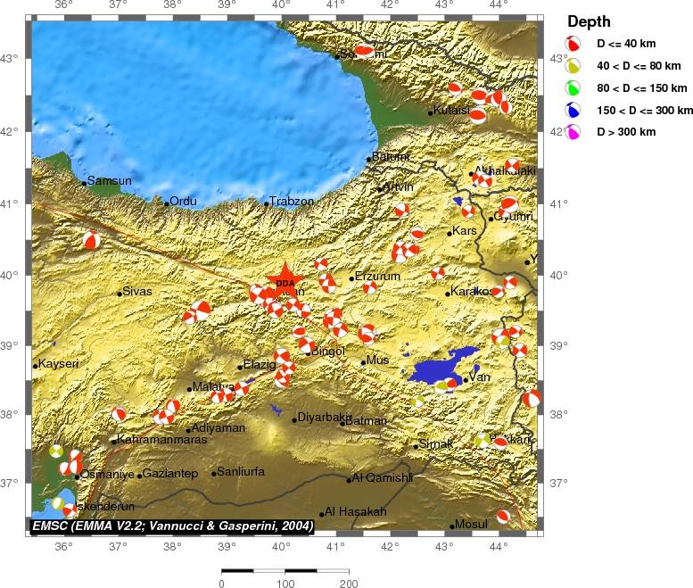 Regional moment Tensor