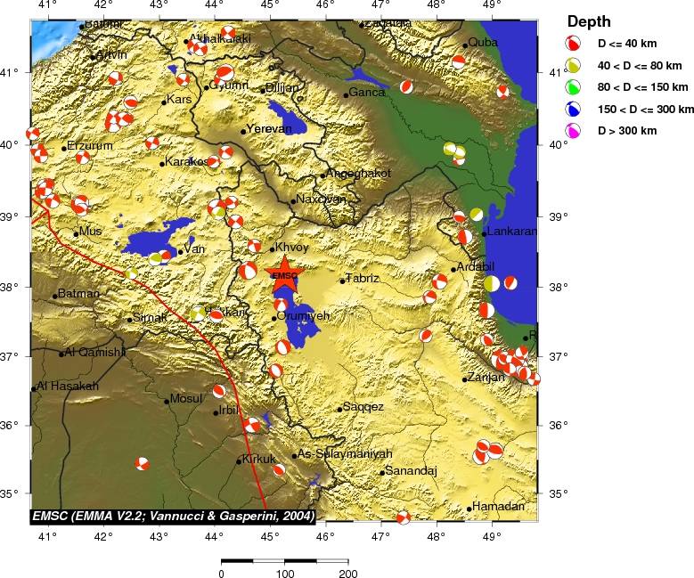 Regional moment Tensor
