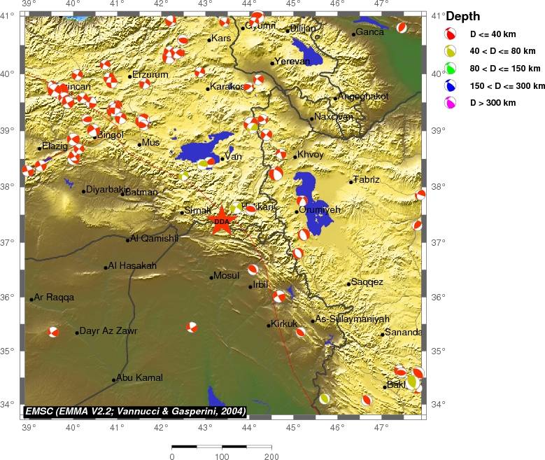 Regional moment Tensor