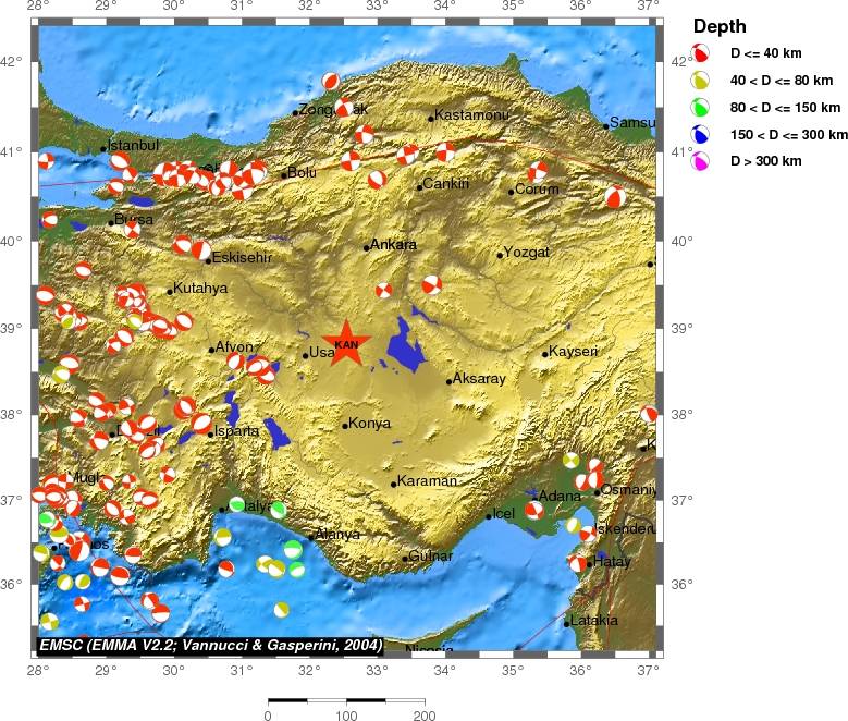 Regional moment Tensor