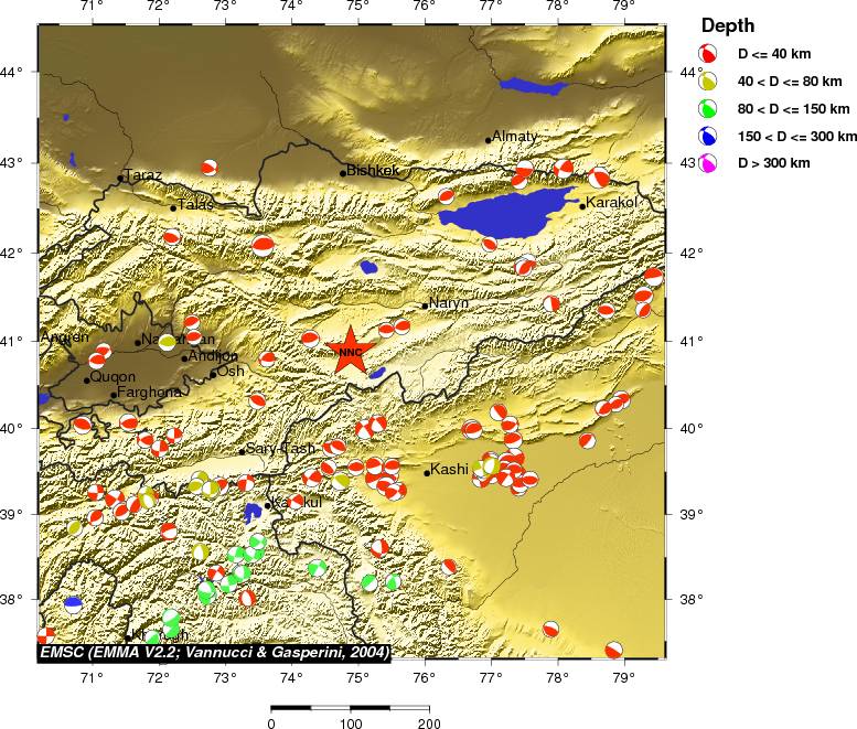 Regional moment Tensor