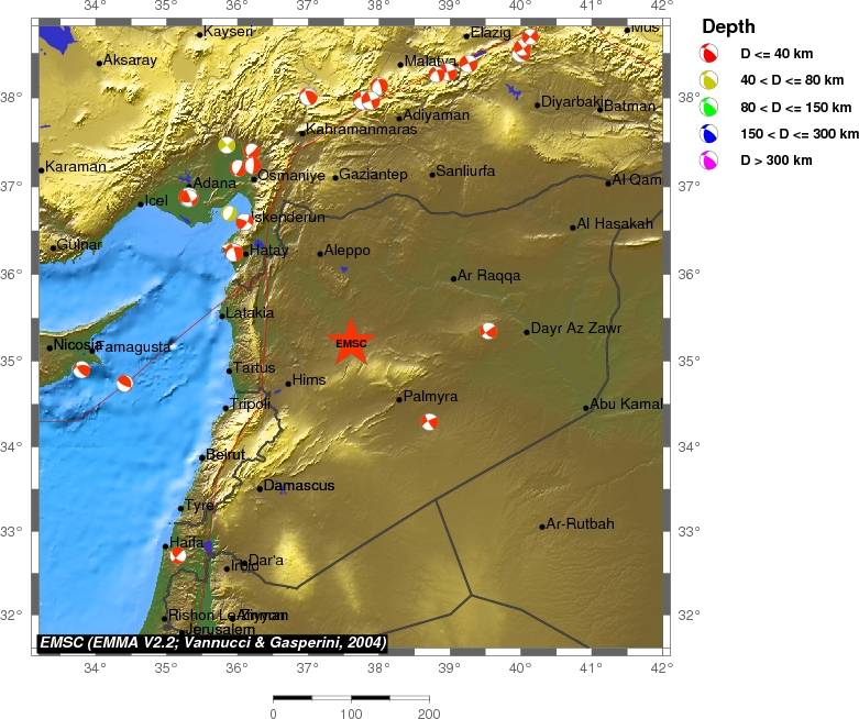 Regional moment Tensor