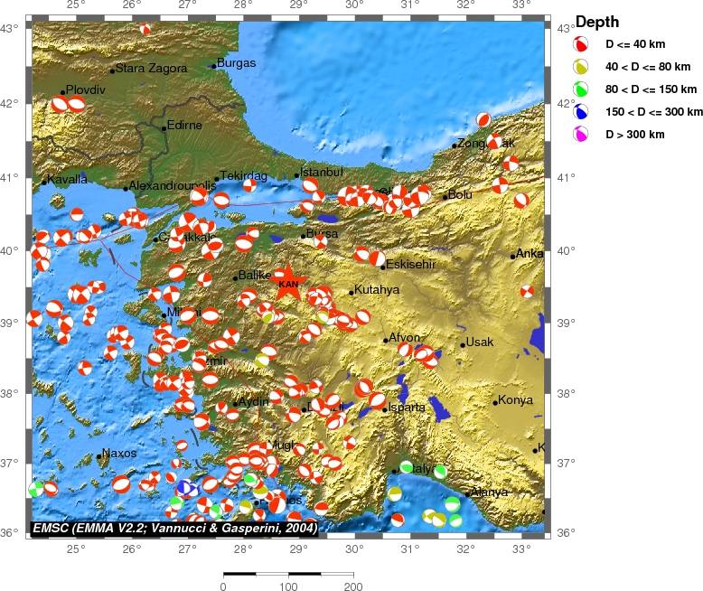 Regional moment Tensor