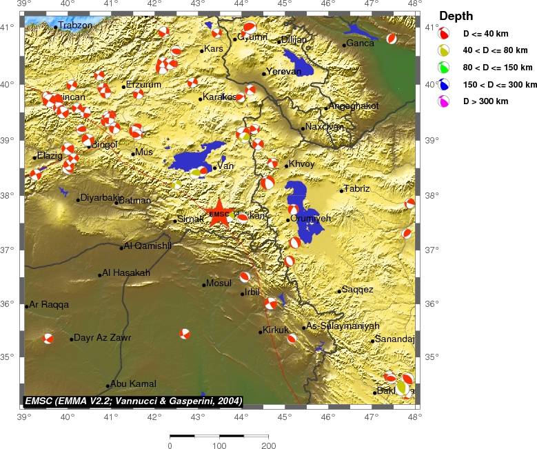 Regional moment Tensor