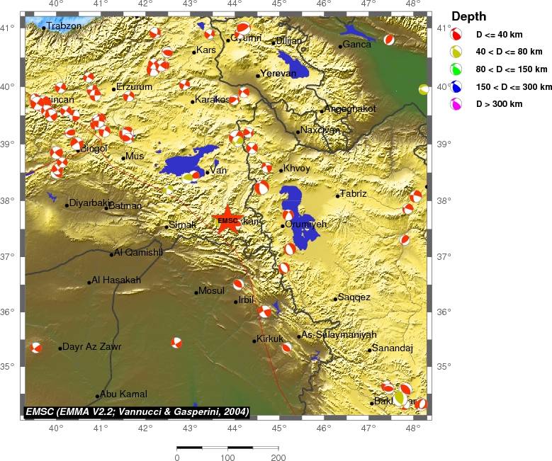 Regional moment Tensor