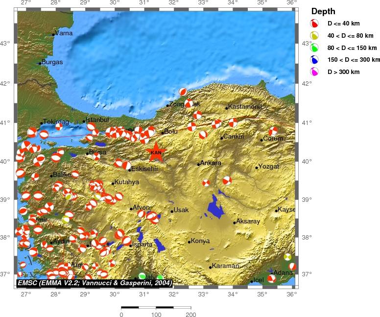 Regional moment Tensor
