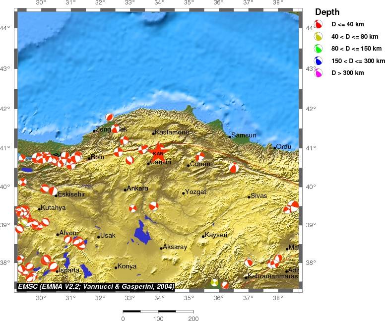 Regional moment Tensor
