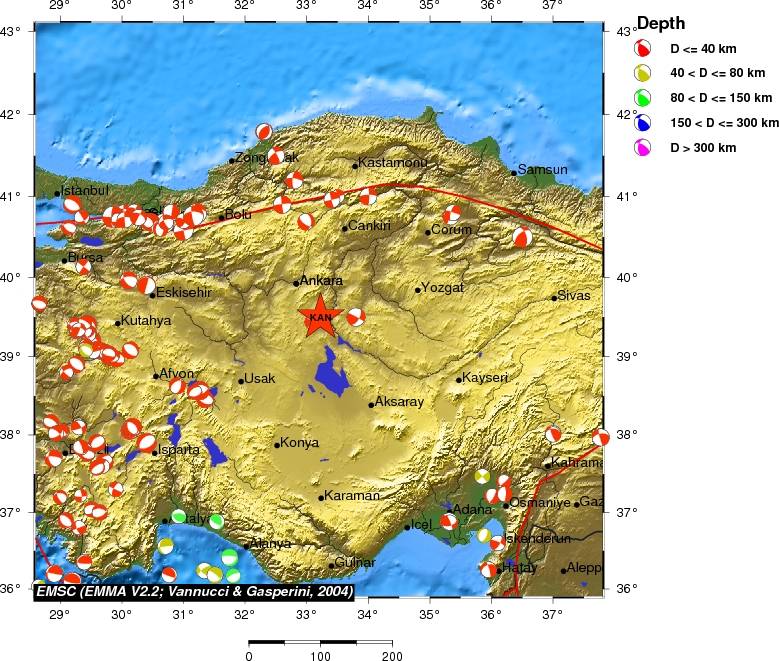 Regional moment Tensor