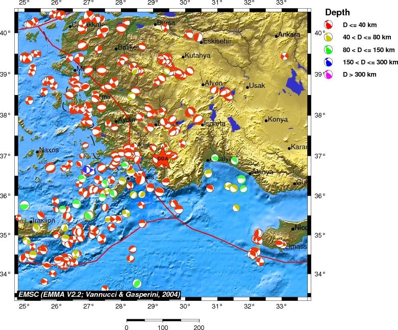 Regional moment Tensor