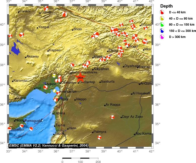 Regional moment Tensor