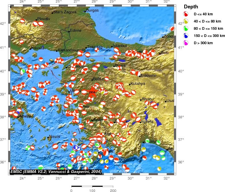 Regional moment Tensor