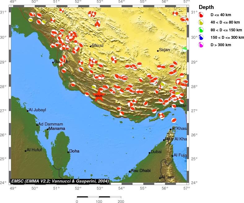Regional moment Tensor