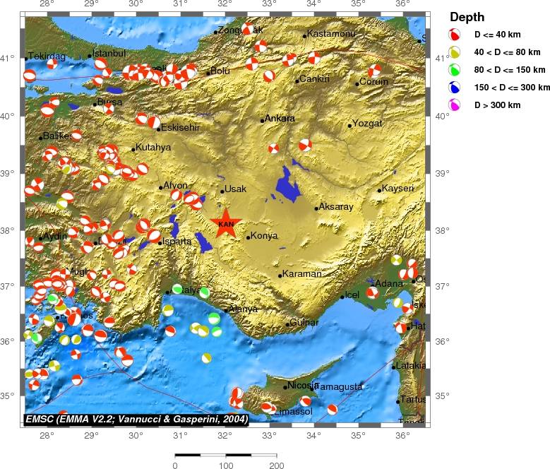 Regional moment Tensor