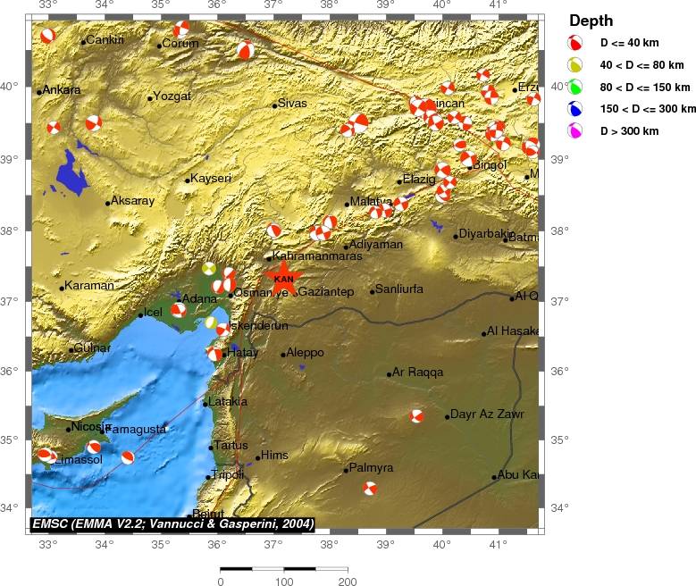 Regional moment Tensor
