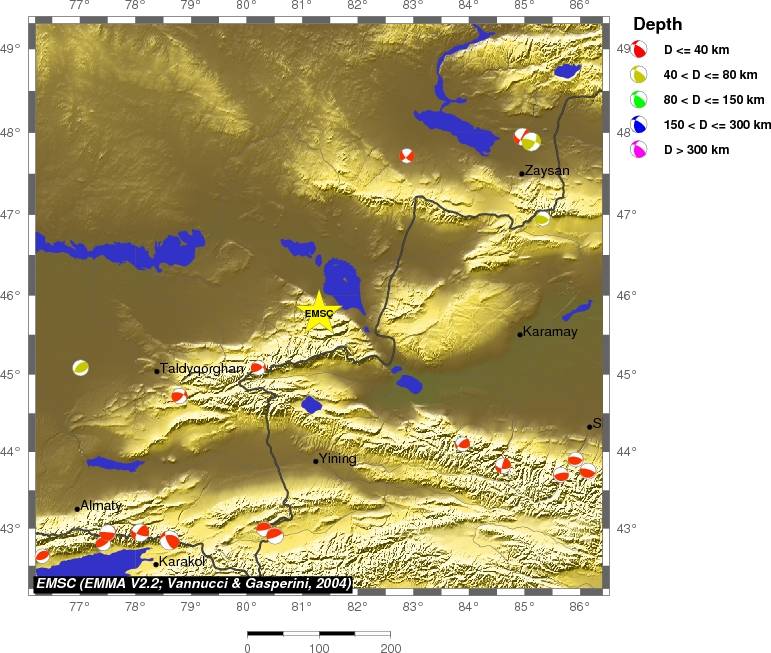 Regional moment Tensor