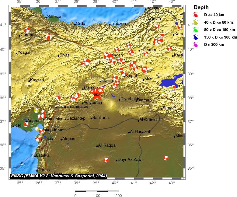 Regional moment Tensor