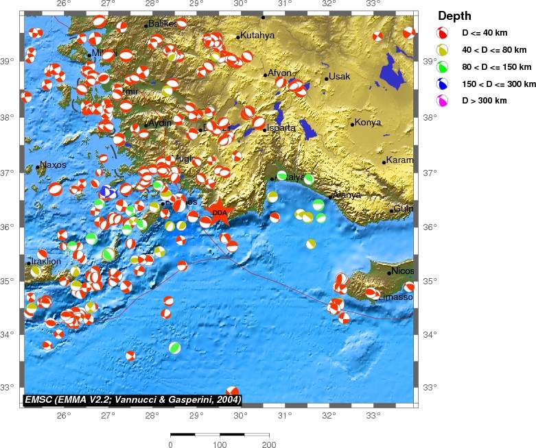 Regional moment Tensor
