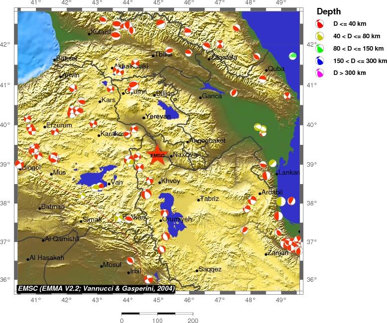 Regional moment Tensor