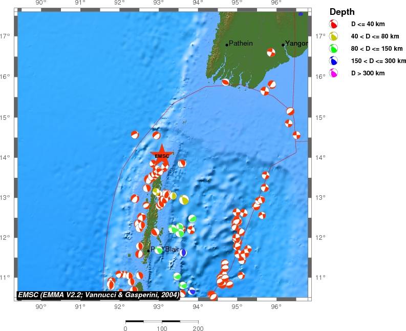 Regional moment Tensor