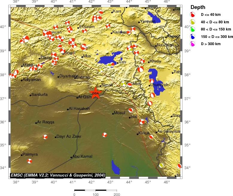 Regional moment Tensor