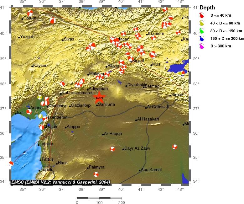 Regional moment Tensor