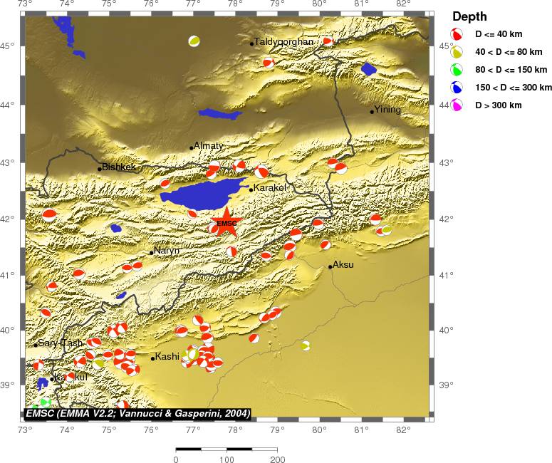 Regional moment Tensor
