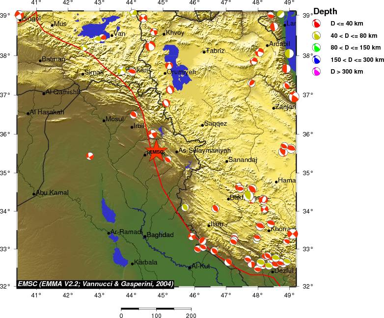 Regional moment Tensor