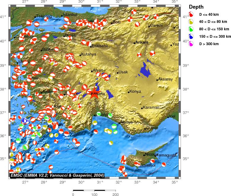 Regional moment Tensor