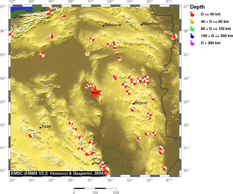 Regional moment Tensor