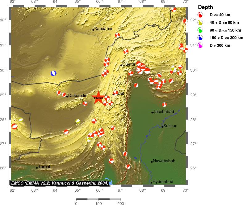 Regional moment Tensor