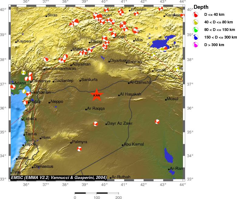 Regional moment Tensor